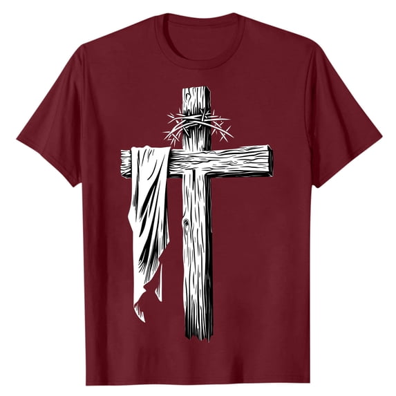 Jesus Cross Shirt for Men Christian T Shirts for Men Christian Gifts Faith Graphic Tee