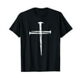 thumbnail image 1 of Jesus Cross Three Nails Christian Vintage T-Shirt, 1 of 5