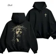 thumbnail image 1 of Jesus Crown of Thorns Hoodie – Christian Pullover, Faith Graphic Hooded Sweatshirt, Streetwear Top, Religious Unisex Hoodie, 1 of 6