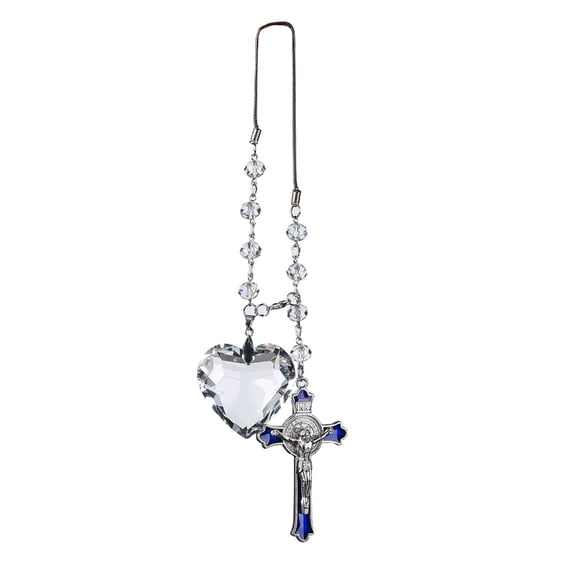 Jesus Crucifix Cross Pendant for Car Rearview Mirror Decoration Gift Auto Decor Appreciate Jesus Spiritual Decor