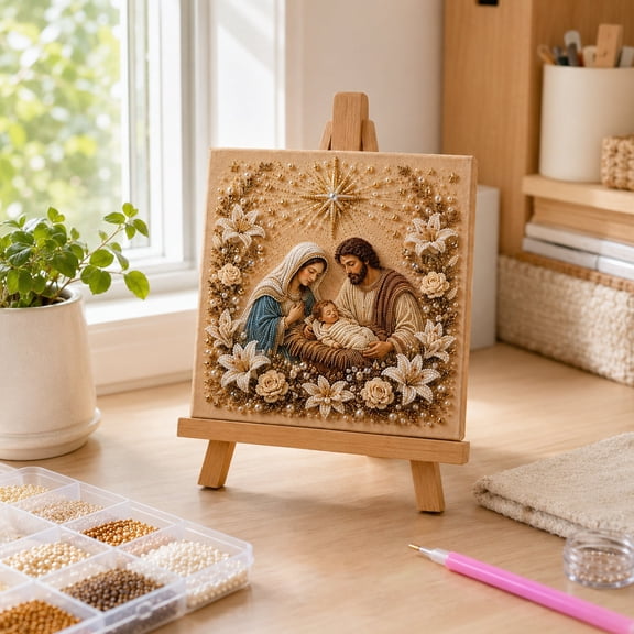 Jesus Diamond Painting Craft Kit Religious 3d Diamond-Painting Crafts Beginner Diy Fall Home Decor Wall Art Diy Religious Wall Hanging Decor Thoughtful Religious Holiday Gift