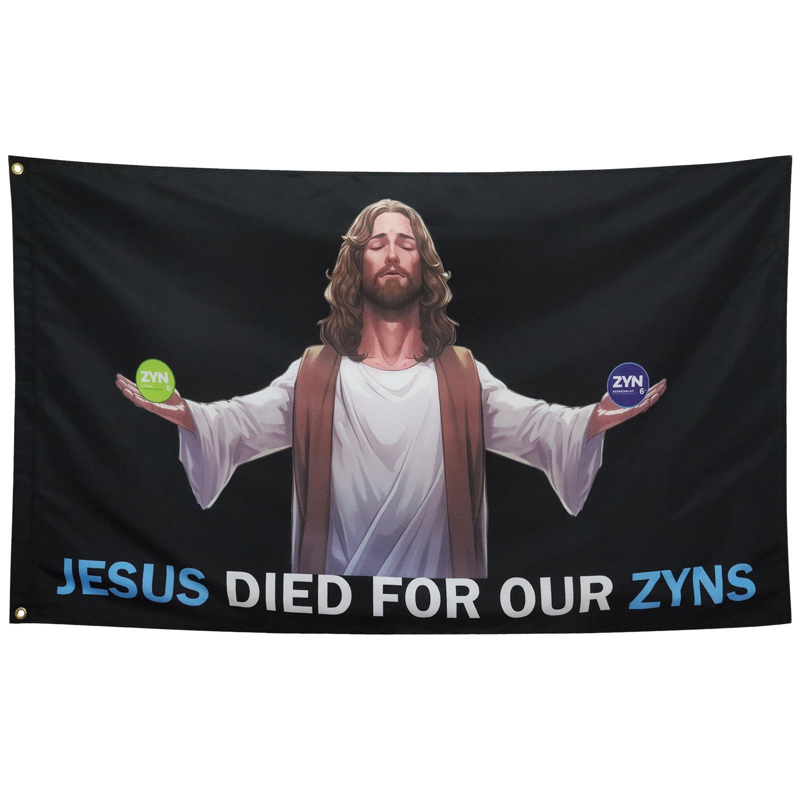 Jesus Died For Our Zynns Flag Cool Funny Flags For Room Guys Girls Meme