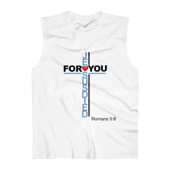 Jesus Died For You Men's Ultra Cotton Sleeveless Tank