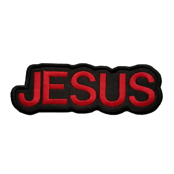 Jesus Embroidered Iron On Patch