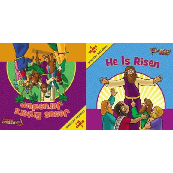 Pre-Owned The Beginner's Bible Jesus Enters Jerusalem and He Is Risen: The Beginner's Bible Easter Flip Book (Paperback) 0310735130 9780310735137