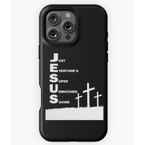 Jesus Everyones Savior Religious Christian Messiah Faith iPhone 11 12 13 14 15 16 17 Pro Max Case
