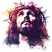 Jesus Face Car Decal Sticker   Christian Religious Auto Vinyl Art with Crown of Thorns   Faith-Based Vehicle Decoration for Believers, Bible Verse Gift, Spiritual Jesus Car Window Graphic