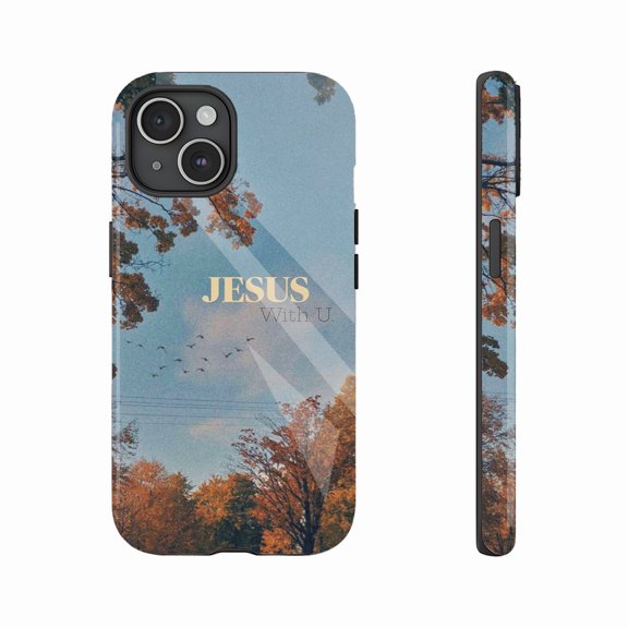 Jesus Faith Phone Case for Christians with Inspirational Design, Durable Shockproof Bumper, Sleek Slim Fit - Compatible with iPhone 11/12/13/14/15/16 (Pro Max/Plus)
