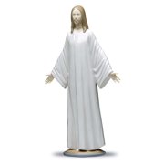 LLADR Jesus Figurine. Porcelain Christ Figure.