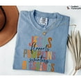 thumbnail image 1 of Jesus Flannels Pumpkins Sweaters Blessings Shirt, Retro Fall Vibes, Christian Thanksgiving Day Gift, 1 of 5