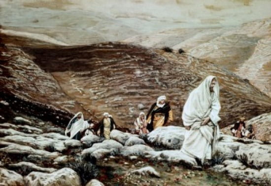 Jesus Goes Up to Jerusalem James Tissot (1836-1902 French) Canvas Art - James Tissot (24 x 36)