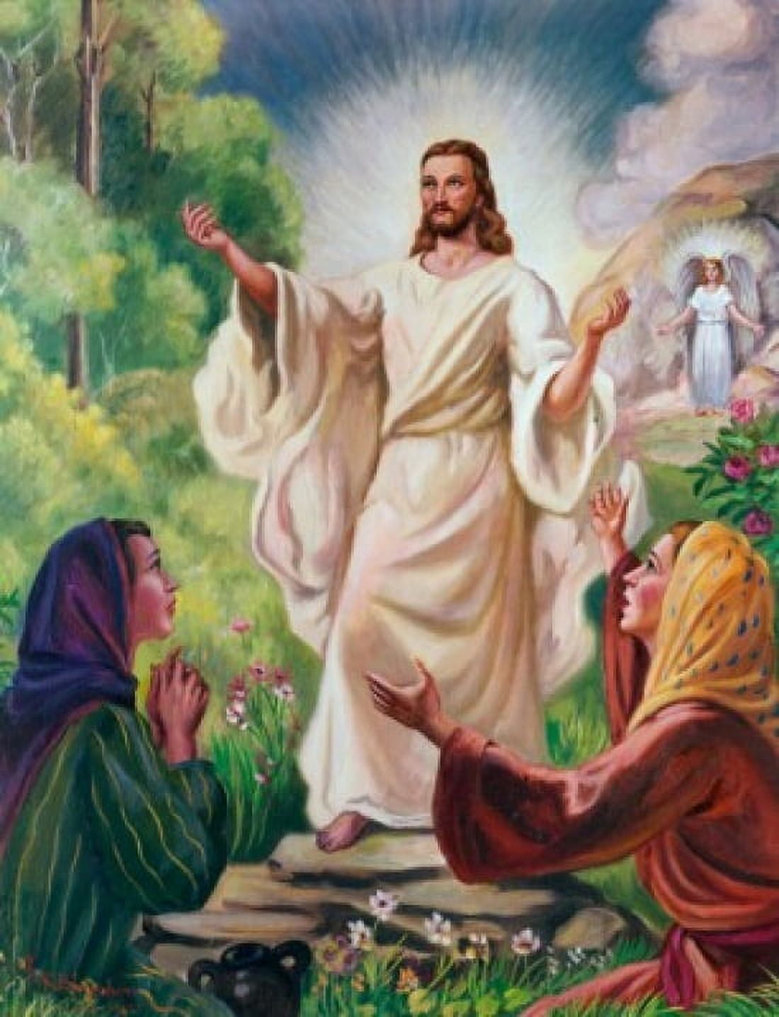 Jesus Has Risen Vittorio Bianchini (1797-1880 Italian) Canvas Art - Vittorio Bianchini (18 x 24)