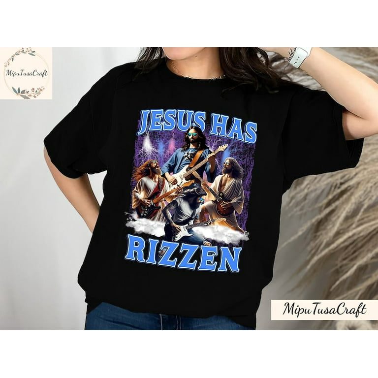 Retro Christian Jesus Stars Tshirt
