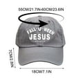thumbnail image 1 of Jesus Hat Unique Design Cap Comfortable Adjustable Headwear Fall Halloween Accessory Daily Wear Religious Theme Soft Fabric, 1 of 5