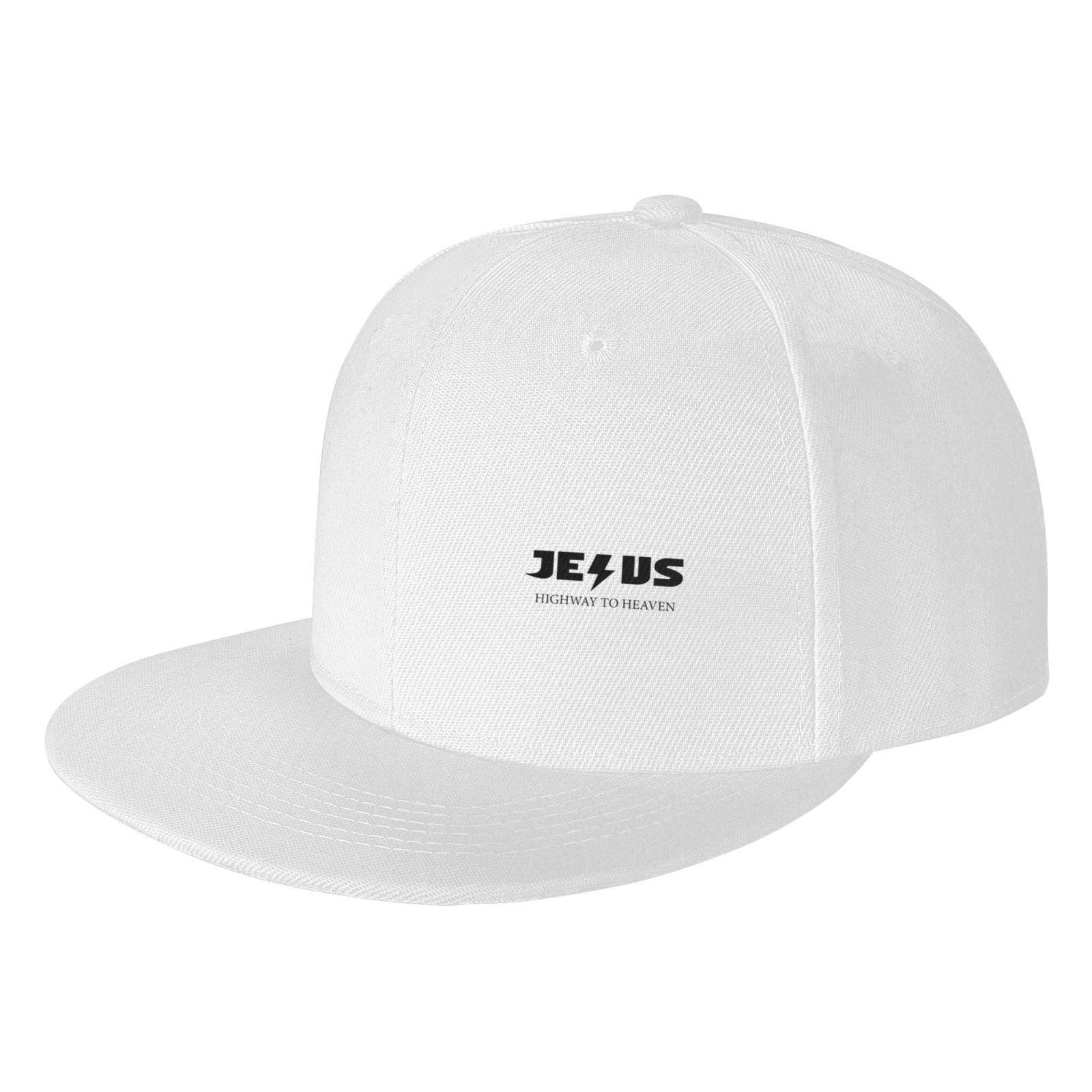 Jesus Highway To Heaven Funny Christian Quote Saying Joke Snapback Hats ...