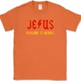thumbnail image 1 of Jesus Highway To Heaven T-Shirt Funny Christian Religious Humor Tee - Orange, 3XL, 1 of 1