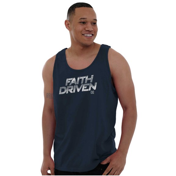 Jesus Holy Spirit Faith Driven Plus Size Graphic Tank Top Brisco Brands 3X
