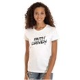 thumbnail image 1 of Jesus Holy Spirit Faith Driven Womens Slim Fit Graphic Tee Brisco Brands S, 1 of 5