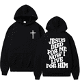 thumbnail image 1 of Jesus Hoodie Christian Jesus Saves Faith Sweatshirt Man Woman Pullover Tops Streetwear, 1 of 8