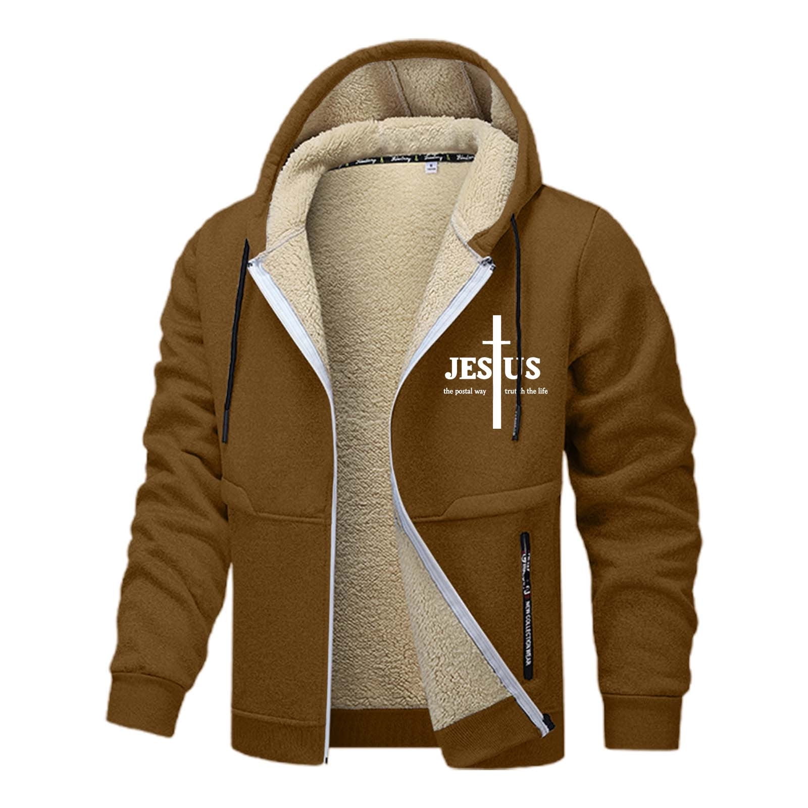 IYTR Men's Winter Coat Fleece Lined Thick Warm Jacket Button Up Outwear Long Sleeve Overcoat Coffee M Fde43bec 2773 4b4a 8edc Dc3783155856.433e1a1029de57d04e48dd5f021d77ea