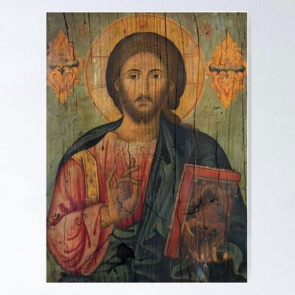 Jesus Icon Poster , Poster Print Only