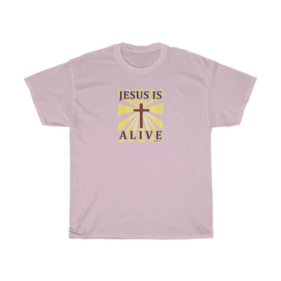 Jesus Is Alive Women Unisex Heavy Cotton Tee