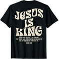 thumbnail image 1 of Jesus Is King Bible Verse John 14:6 Christian God Religious T-Shirt Tops Tee, 1 of 4