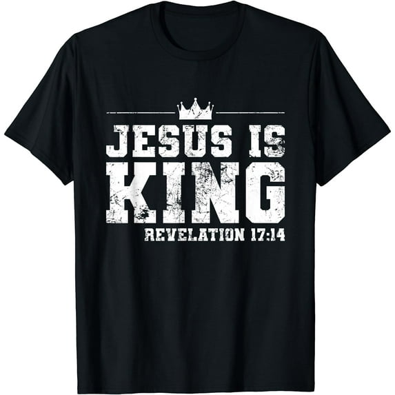 Jesus Is King Christian Religious Faith T-Shirt