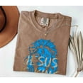 thumbnail image 1 of Jesus Is King Christian T-Shirt, Unisex Faith Streetwear, Comfort Colors Religious Tee, Bible Verse Gift, Lion Graphic Apparel, 1 of 8