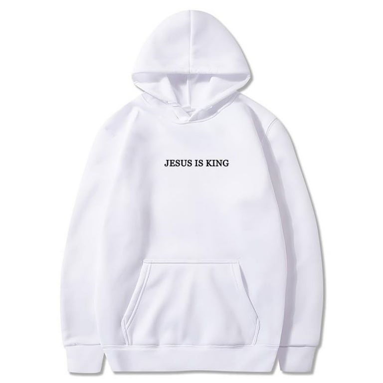 Jesus Is King Hoodie Christian Faith Sweatshirts Gift Man Woman