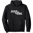 thumbnail image 1 of Jesus Is King Pullover Hoodie Sweatshirts Gifts Hoodie Women Men Clothing, 1 of 8