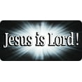 thumbnail image 1 of Jesus Is Lord Black Photo License Plate, 1 of 1