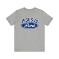 thumbnail image 1 of Jesus Is Lord Christian Faith Based Short Sleeve Tee, 1 of 6
