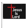 thumbnail image 1 of Jesus Is Lord Double Sided Flag 2x3ft For Home/Company/Indoor Outdoor Decoration Flag 100% Polyester Banner, 1 of 8
