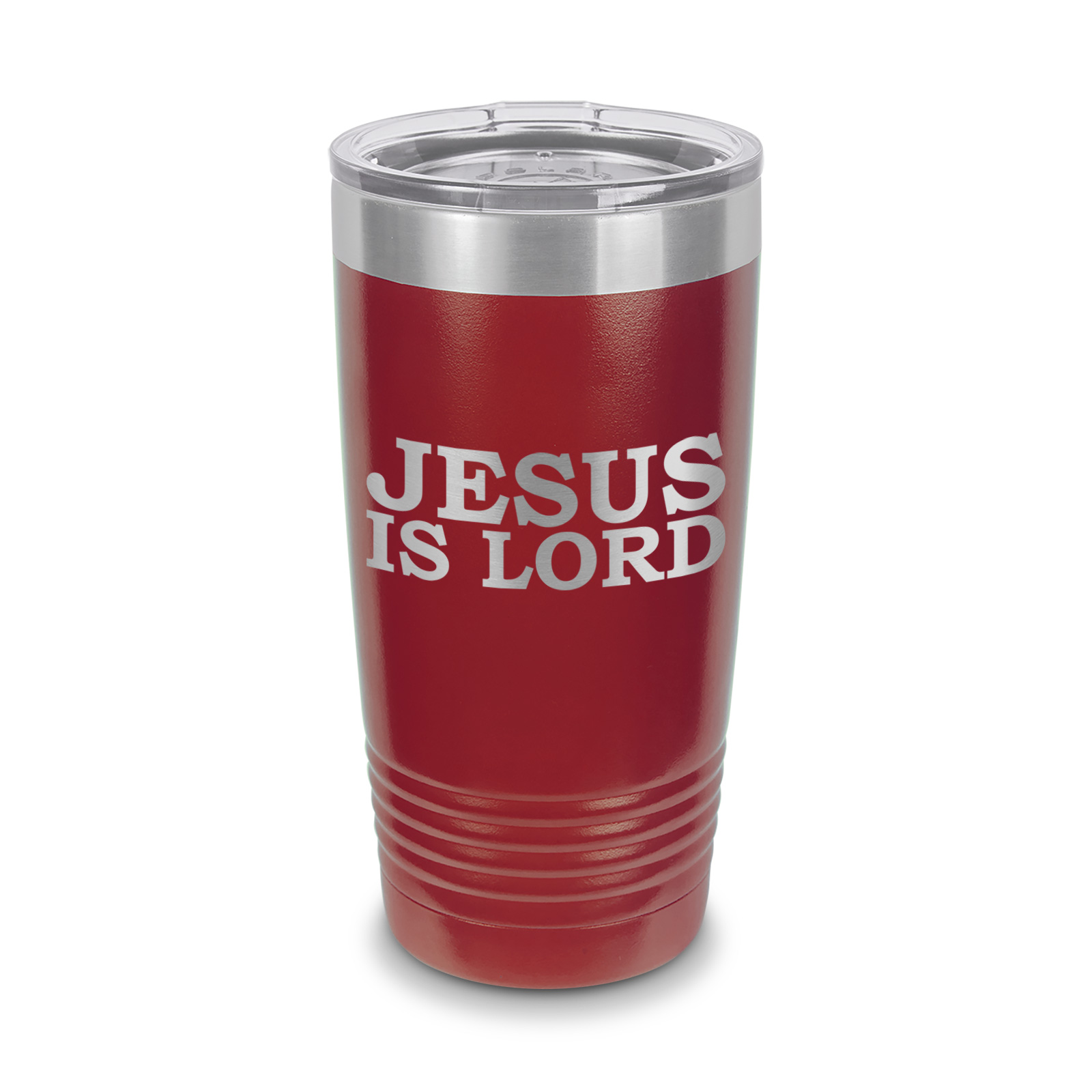 Jesus Is Lord Laser Engraved Stainless Steel 30 oz RTIC Tumbler