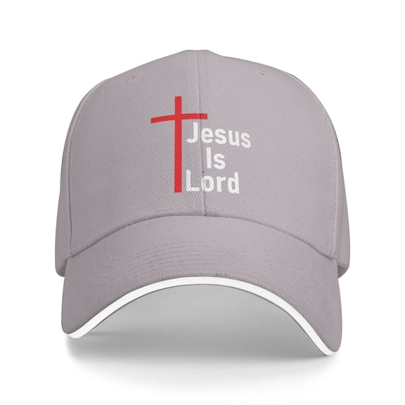Jesus Is Lord Unisex Sandwich Cap Classic Baseball Capunisex Adjustable Casquette Dad Hat