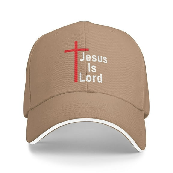 Jesus Is Lord Unisex Sandwich Cap Classic Baseball Capunisex Adjustable Casquette Dad Hat