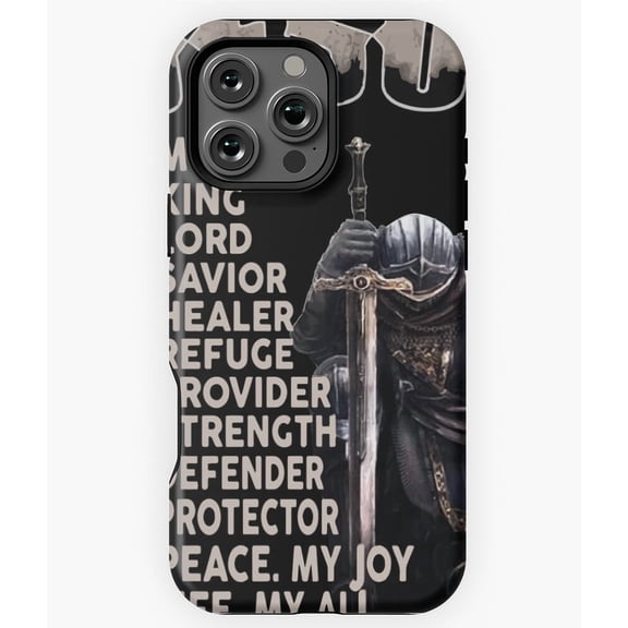 Jesus Is My God King Lord Savior Healer Phone Case for iPhone 16 15 14 13 12 11 Pro Max