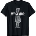 thumbnail image 1 of Jesus Is My God My King My Lord My Savior My Healer Jesus T-ShirtMen and women, Black T-shirt, size: Extra large, 1 of 4