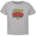 thumbnail image 1 of Jesus Is My Hero Toddler T Shirt Heather 3T, 1 of 1