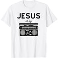 thumbnail image 1 of Jesus Is My Jam Boom Box Stereo Music Christian Popular T-Shirt, 1 of 4