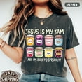 thumbnail image 1 of Jesus Is My Jam, Christian Shirt, Christian Gift,JESUS Christ Shirt,Gift For Christian,Funny Jesus Shirt, Christian MOM tee, 1 of 5