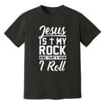 thumbnail image 1 of Jesus Is My Rock T-Shirt – Christian Faith Shirt for Men | Bold Religious Statement Tee, 1 of 7