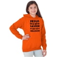 thumbnail image 1 of Jesus Is My Savior Not My Religion Youth Hoodie Boy Girl Teen Brisco Brands S, 1 of 6