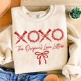 thumbnail image 1 of Jesus Is My Valentine Sweatshirt, XOXO Christian Valentine Shirt, Faith-Based Love Letters Sweatshirt, Preppy Valentine Outfit, Cute Bible Love Shirt, 1 of 5