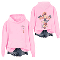 thumbnail image 1 of Jesus Is The Light Hoodie Floral Christian Sweatshirt Christian Cross Floral Long Sleeve Graphic Tees For Women, 1 of 7