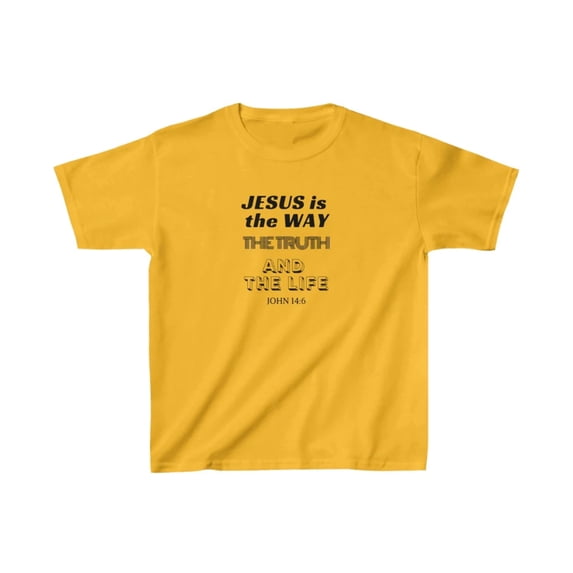 Jesus Is The Only Way Kids Heavy Cotton™ Tee