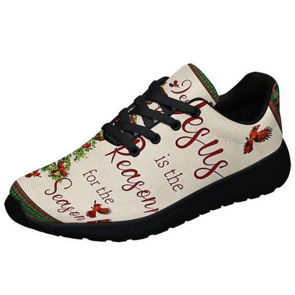 Jesus Is The Reason For The Season ChriStas Shoes Sneakers Black Size 12