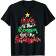 thumbnail image 1 of Jesus Is The Reason For The Season Christmas Tree Lights T-Shirt, 1 of 5