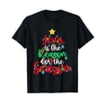 thumbnail image 1 of Jesus Is The Reason For The Season Christmas Tree Lights T-Shirt, 1 of 5